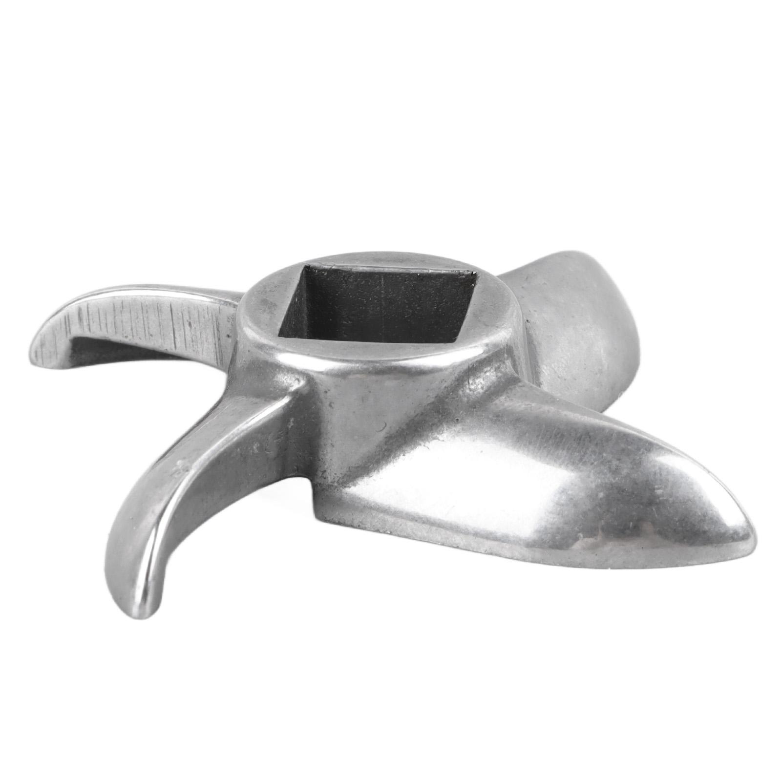 Cuchilla Picadora de Carne Tipo 12 Acero Inoxidable Cuchillo Picador Cortador en Forma de Cruz Cuchilla Picadora gray