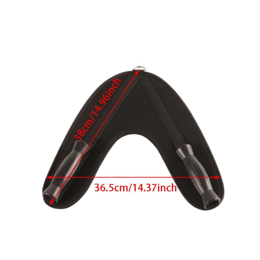 Strong Tension Band Ab Exercise Strap V-Shape Fitness Training Strap  Barbell Equipment