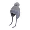 Kids Winter Knit Beanie Hat With Ear Flaps Warm Thick Wool Blend Girls 4-10 Years Sweet Style