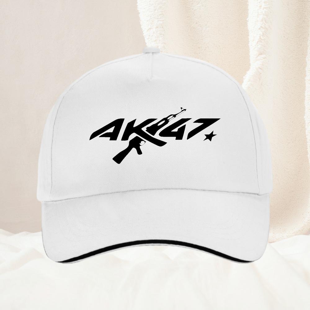 AK Gun Unisex Baseball Cap Tactical Shooting Hats Vintage Outdoor Adjustable Adventure Hat All Seasons Travel Gift Headwear