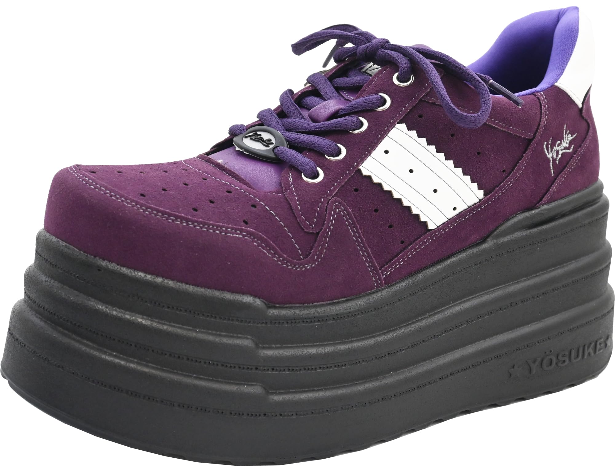

[YOSUKE] Men s Platform Lace-Up Sneakers