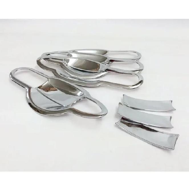 For Renault Captur Luxurious Chrome Door Handle Covers Accessories Stickers Car Styling 2013 2014 2015 2016