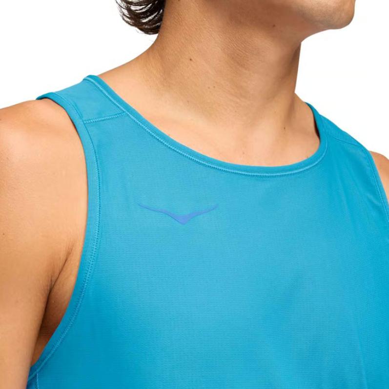 HOKA One One Solid Color Crew Neck Pullover Vest Men Tops 1175770-HKB
