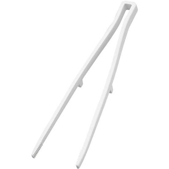 Yamazaki Silicone Cooking Chopsticks Tongs White Approximately W6XD2XH28cm Tower Non-slip Heat Resistant 5195