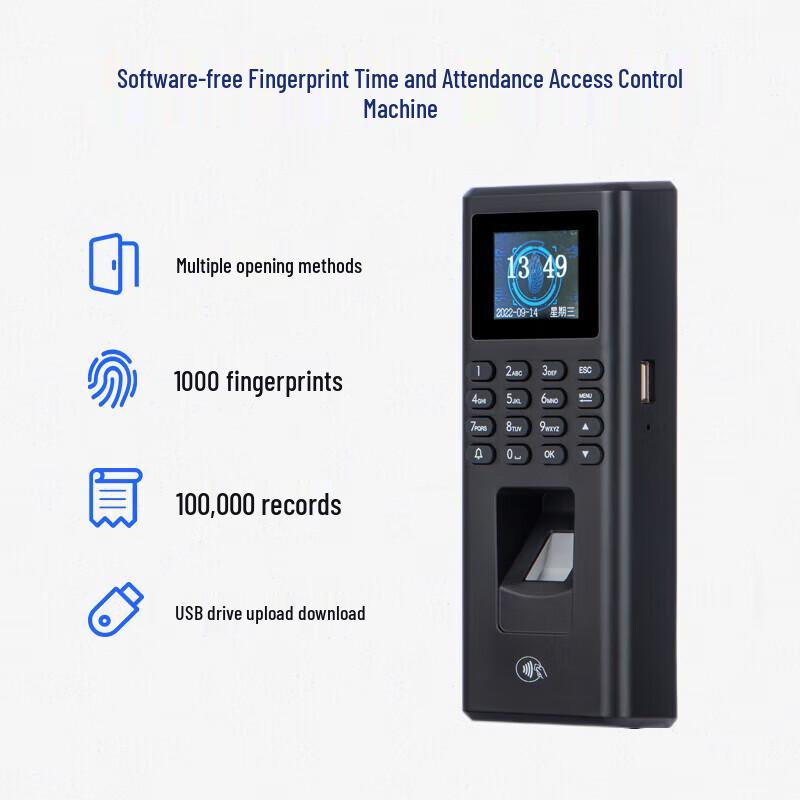 Realand F051 Fingerprint Access Control System CN plug (adapter included)