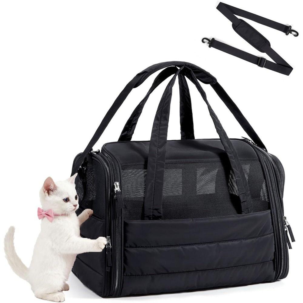 Quilted Pet Carrier Soft-Sided Puppy Carrier New Dog Carrier  Outdoor Travel