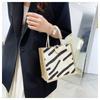 Canvas Tasche Damen Große Kapazität Mode Schultertasche Südkorea Persönlichkeit Textur Einkaufstasche