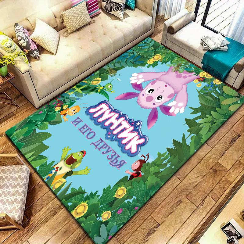 Luntik Carpet Rug for Living Room Bedroom Home Sofa Decoration,Kids play Nonslip Floor Mat