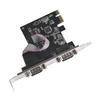 Desktop Industrial Control PCIe to 2 Serial Ports RS232 Interface Adapter Card