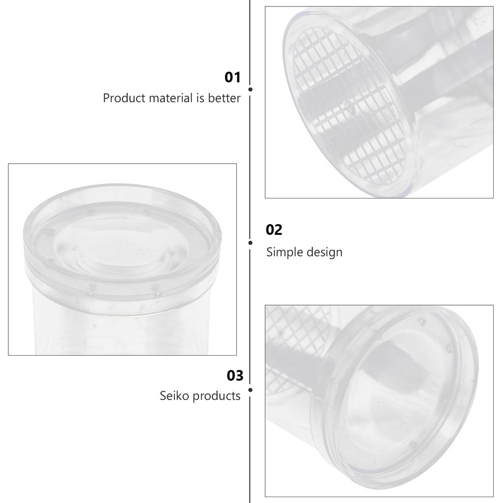 LEDMOMO Malá klec na hmyz 6 kusů Lupa Pozorovatel hmyzu Pouzdro na hmyz s lupou Krabička Lupa Mikroskop Lupa Lupa Průzkum přírody