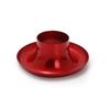 1x Red 3" Inlet Bellmouth Velocity Stack Adapter Car Turbo Air Intake Horn Cover