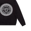 Versace Felpa con stampa testa di Medusa girocollo manica lunga da uomo SS24 Nera 1011852-1A12064-2B020
