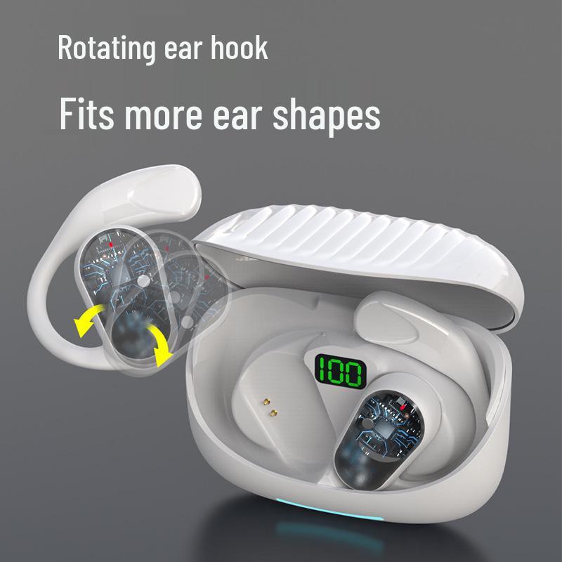OWS-90 Open-Ear Wireless Bluetooth Sports Headphones - Stereo Sound & Extra Long Battery Life