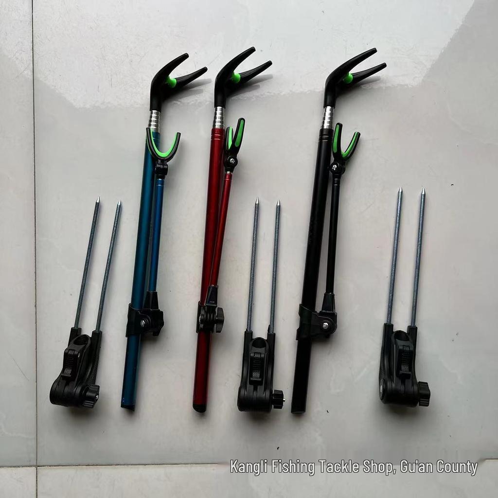 Stainless Steel Fishing Rod Holder - Thickened Colored Ground Insert Stand