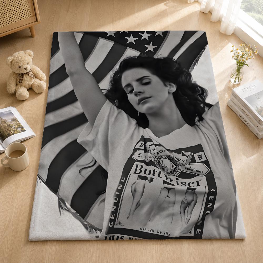 Musik L-Lana Del Rey Kuscheldecken Weiche Warme Flanelldecke Bettwäsche Für Bett Wohnzimmer Zuhause Sofa