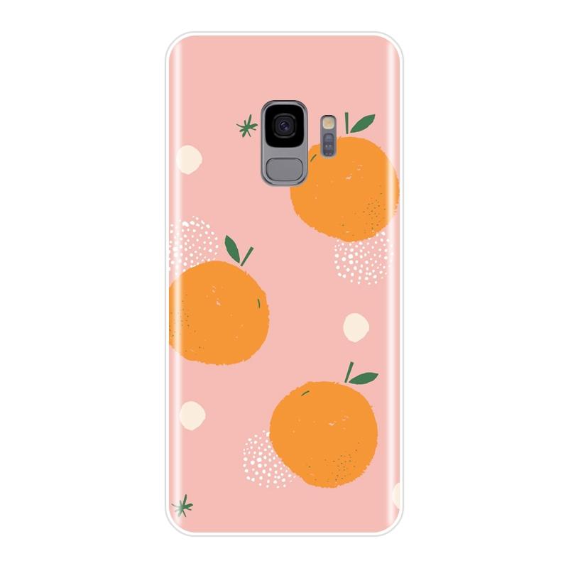 

Силиконовый чехол для телефона лимонно-оранжевого цвета для Samsung Galaxy Note 4 5 8 9, мягкая задняя крышка для Samsung Galaxy S5 S6 S7 Edge S8 S9 Plus Note 9