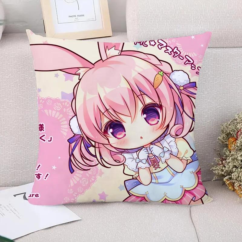 Anime Girl Pillow Cases Decorative Pillows Covers Pillowcase Cushion Cover  Car Decoration Cushions Home Decor Sofa