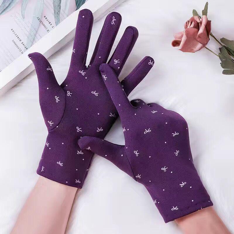 Women's Fleece-Lined Durable Non-Slip Warm Riding Gloves for Autumn/Winter