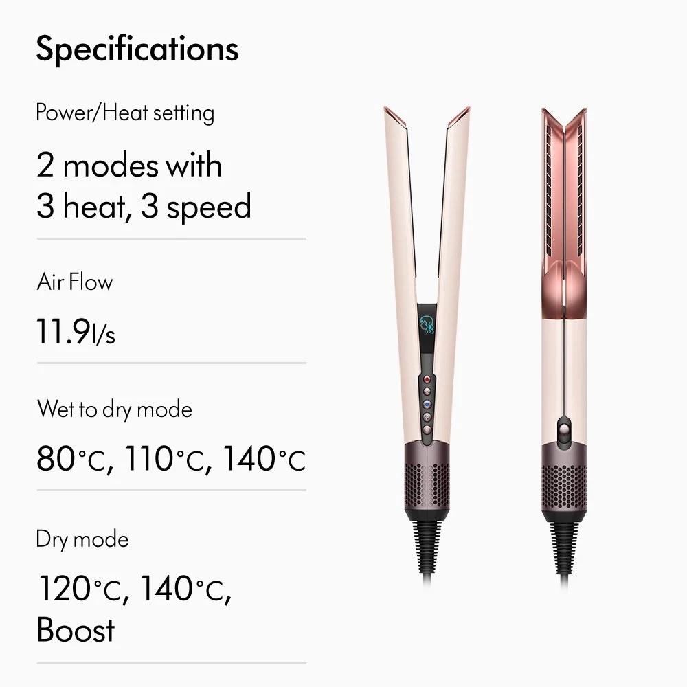 Professional Hi-Tech Hair Straightener Wet & Dry Dual-use Hair Straightener Board Household Portable Airstrait straightener