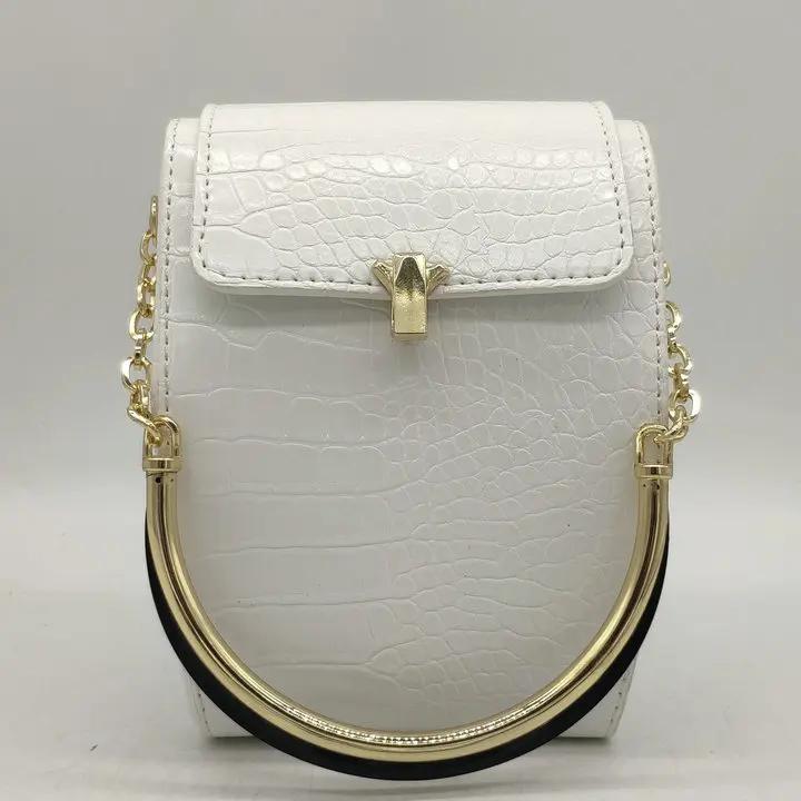 

Boutique De FGG Faux PU Leather Snake-Skin Women Fashion Chain Shoulder Bags Top-Hanle Totes Handbags Crossbody Purses