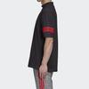 Adidas Originals Trefoil X 424 R.Y.V. Ribbed Collar Loose Short Sleeve Tee Men Tops Black FS6236