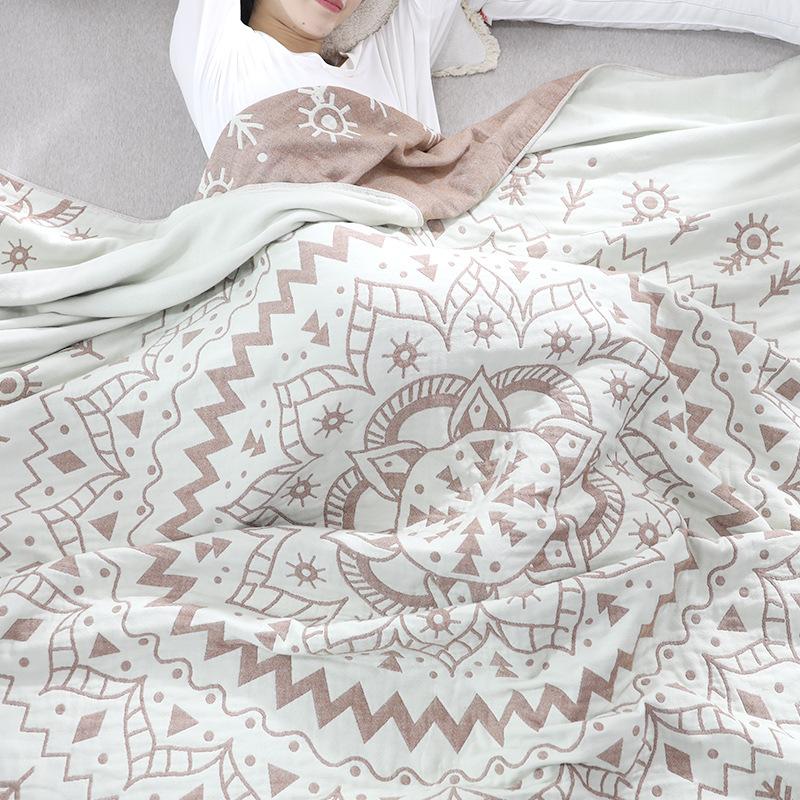 

Скандинавское одеяло, хлопковое полотенце, летнее прохладное одеяло с кондиционером, покрывало, мягкий диван, одеяло для отдыха, для кроватей, односпальная, двуспальная 150x200cm