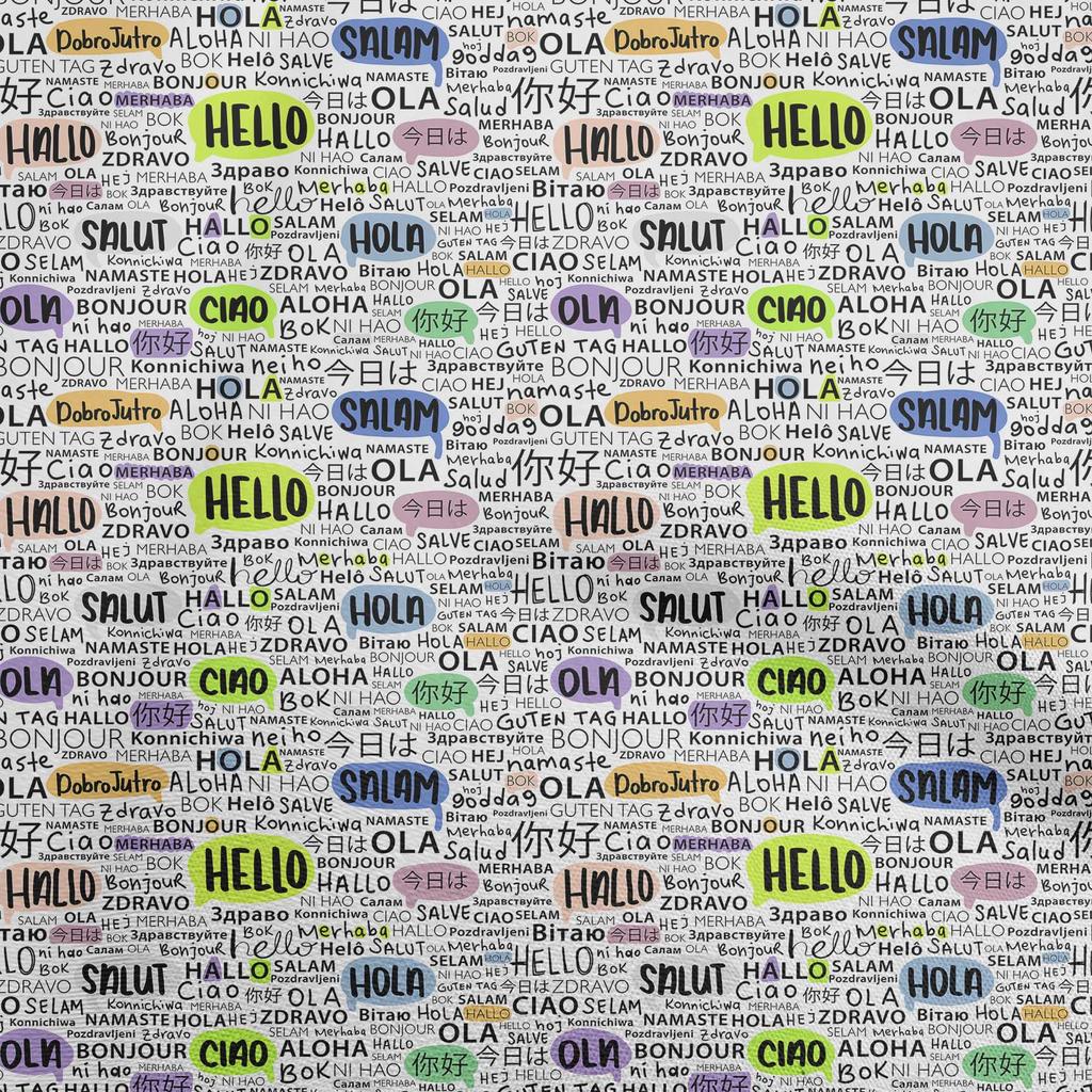 oneOone Cotton Flex Brown Fabric Writing Text Diy Clothing Quilting Fabric Print Fabric By Yard 40 Inch