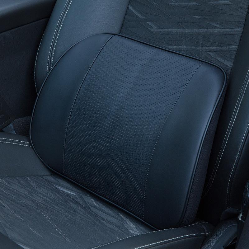 

Genuine Leather Memory Foam Car Lumbar Support Cushion for All Seasons Medium