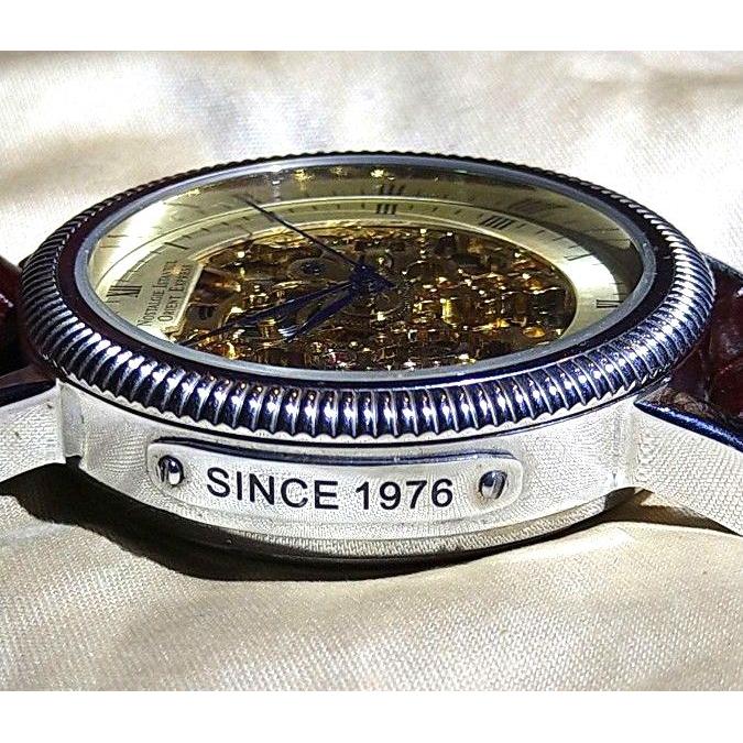 Used ORIENT EXPRESS NOSTALGIE ISTANBUL Double-Sided Skeleton Automatic Watch Genuine Leather Band
