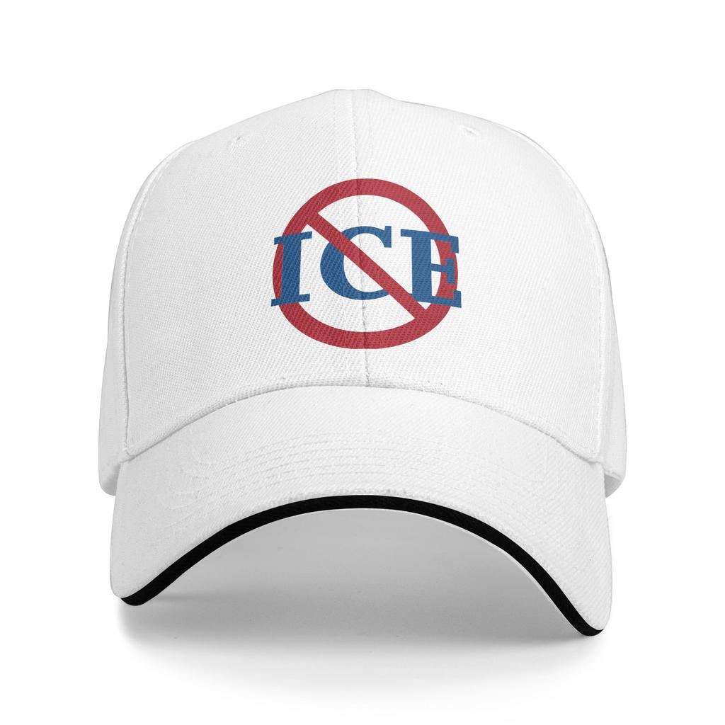 No ICE Abolish ICE Baseball Caps Vintage Sandwich Caps Unisex Breathable Dad Hat Outdoor