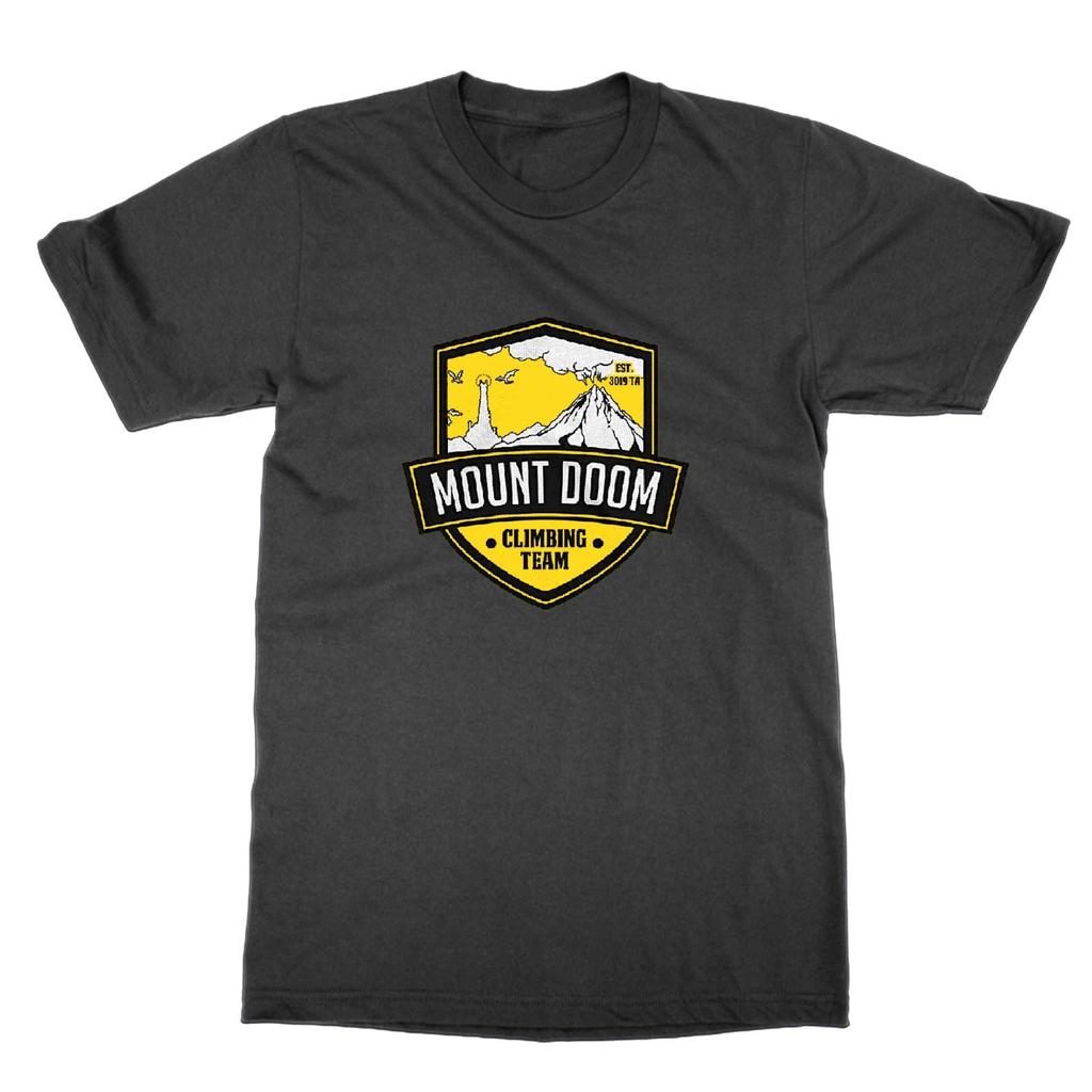 T-Shirt Large De L'Équipe D'Escalade Du Mont Doom Drôle Du Seigneur Des Anneaux