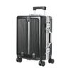 Yongsheng Women's Aluminum Frame Suitcase: 20-inch Anti-Fall Travel Case & 24-inch Front-Opening PC Trolley