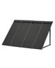 VEVOR Toldo Metálico Fixo 44 x 24 pol, Toldo para Janela Toldo para Porta, Toldo Estável com Estrutura de Aço Triangular para Portas Exterior Chuva