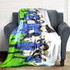 Custom 1pc Anime Characters Unite Blanket, Soft And Comfortable Blanket, Casual Warm, Camping Travel Blanket, Birthday Gift Q9137