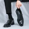 Fashion Hot Selling Men's Leather Casual Shoes Europe America Versatile Home Commuting Loafers Soft Soles Comfortable Men's Flat Shoes