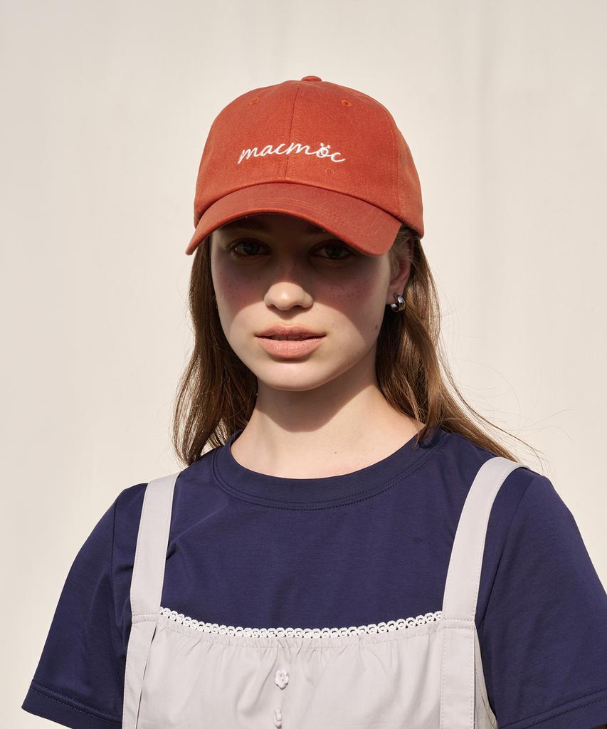 Makeumokeu Nuller_Logo Embroidered Cotton Ball Cap_7Colors