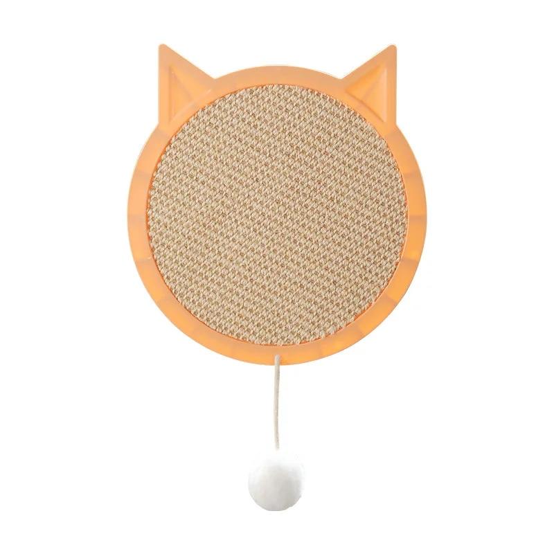 Cat Scratching Suction Wall for Cat Toys Ball Wear-resistant Nail Scraper Mat Grinder Corrugated Paper Scratch Cats Bed Products