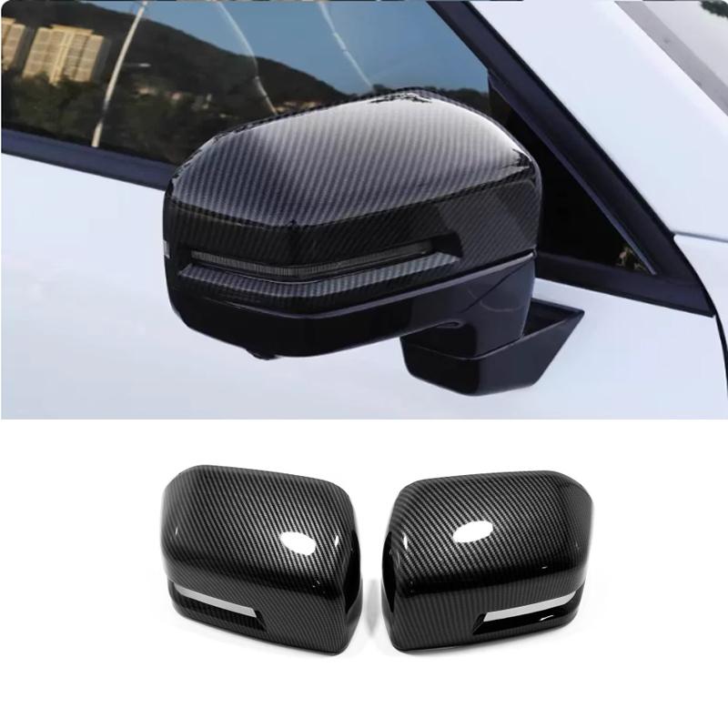 For GMW Haval H3 2024 2025 ABS Chrome black Exterior Rearview cover Side Mirror Rain Eyebrow cover Decorative Car Accessories