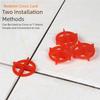 Pack of 100 User Friendly Tile Installation Spacers for Quick Easy Setup On Wall and Floor Tiles with Size Options 1.0mm To 3.0mm