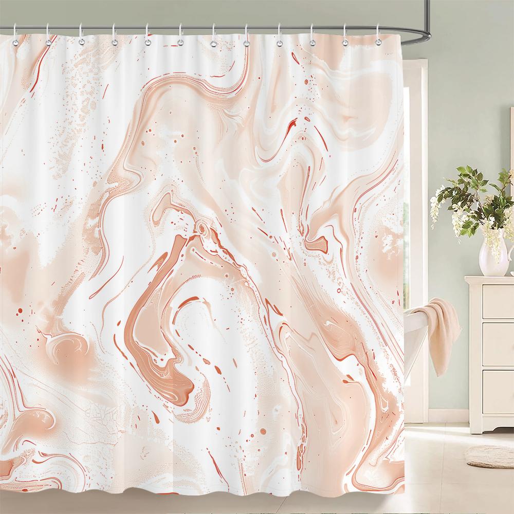 1 pack Modern minimalist style pattern polyester material shower curtain bathroom partition curtain home decorative curtain