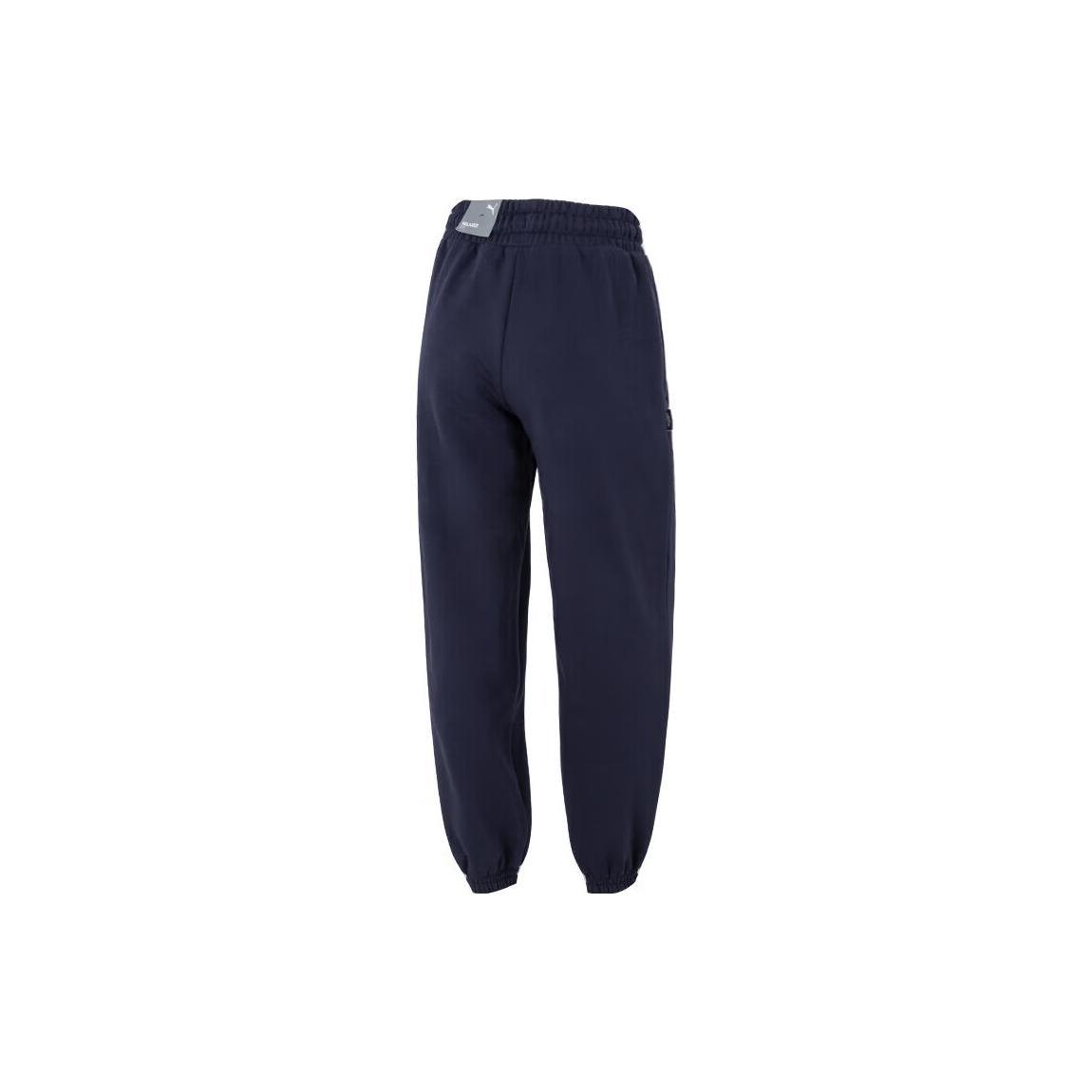 

New PUMA Knitted Sweatpants Women s Navy Blue 625304-16 L