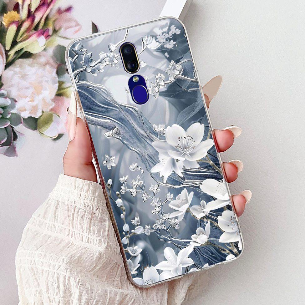 For Oppo F11 Case Clear Luxury Cute Cat Fashion Flower Funny Cool Painted Soft Back Cover For OppoF11 Phone Case CPH1913 CPH1911