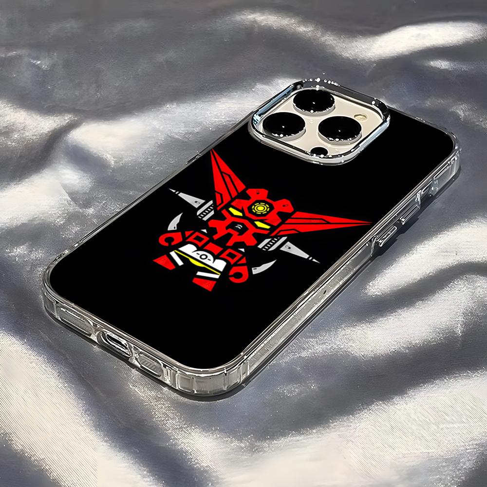 Getter Robo Phone Case For IPhone 17 Pro Max 16 15 14 Pro Max IPhone 13 Pro Max 11 Plus Transparent Cover