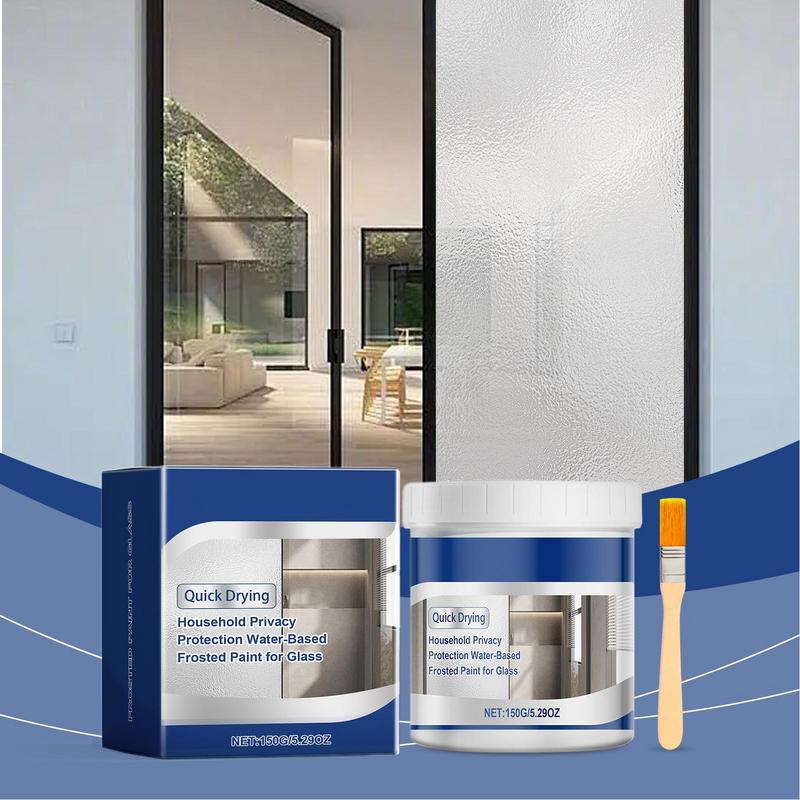 

Frosted Glass Paint Water-Based Frosted Coating Paint Decorative Window Coating For Bathroom Bedroom Living Room Shower Balcony CN