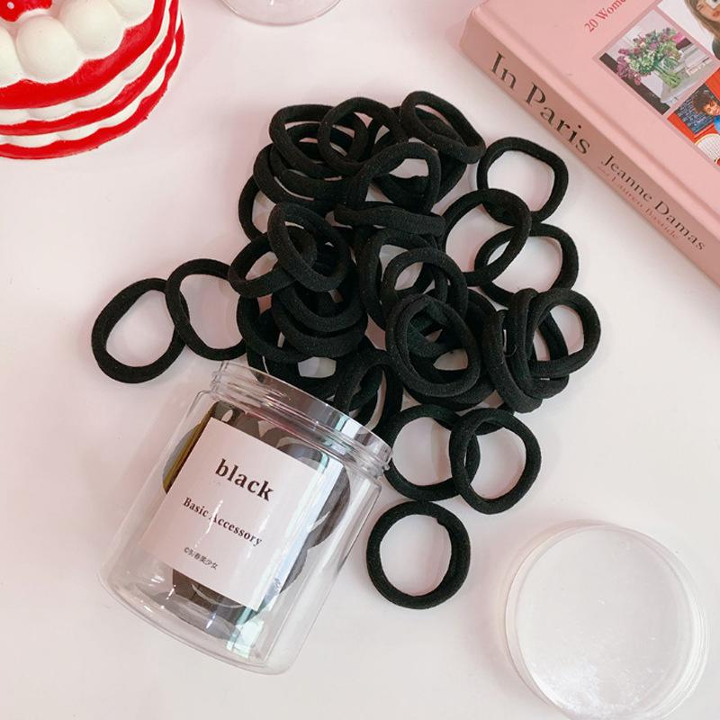 Color Disposable Rubber Band Children Do Not Hurt Hair Headband Girls Baby Tie Small Tweet Rubber Band High Elastic Hair Accessories