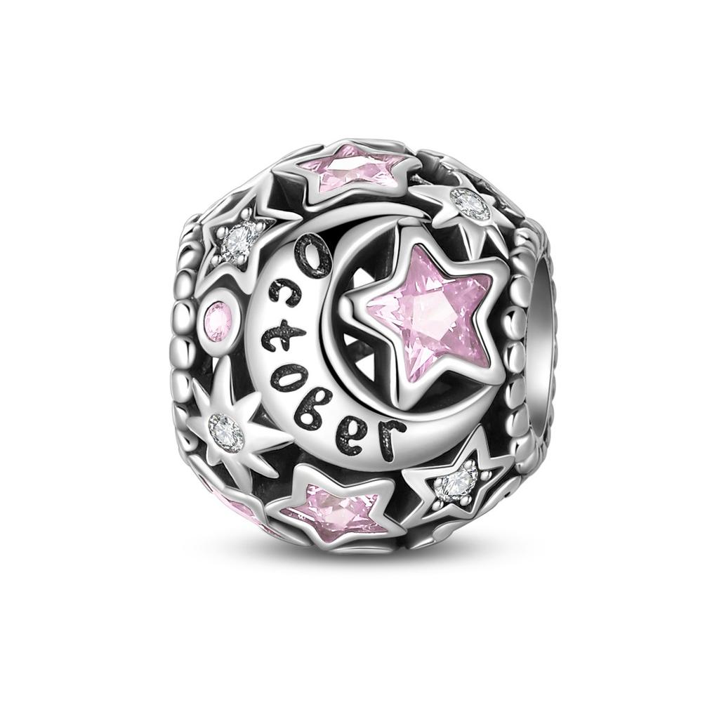 925 Silver Birthstone Charm Beads Beaded DIY Jewelry Accessories Bracelet Design 2026