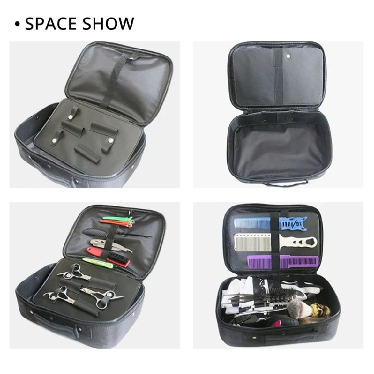 Hairdressing Storage Bag With Comfortable Grip Portable Hairdresser Carrying Case Polyester Hair Tool Box for Salon Use