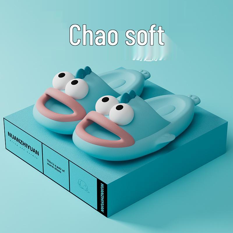 

Жіночі милі мультяшні тапочки-жабки для літнього використання в приміщенні/на вулиці з гумористичним дизайном 44-45