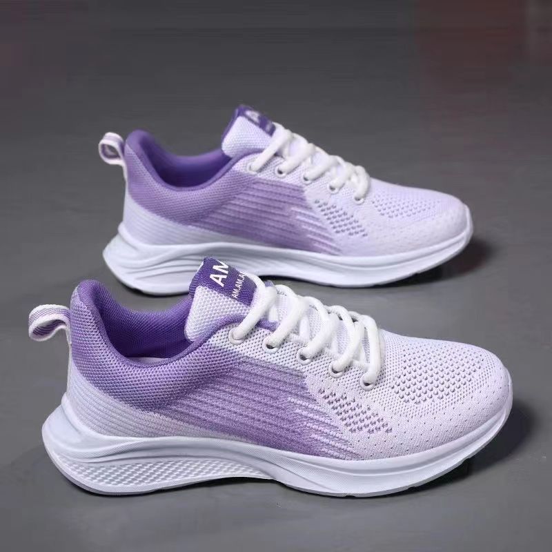 WTEMPO Damen Sommer Sneaker Atmungsaktiv Dünn Leicht Mesh Sportschuhe Rutschfest Freizeit Schuhe Stoßdämpfende Laufschuhe