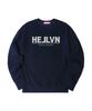 HELLVN H/V Ordinary Hv Oversized Fleece-Lined Sweatshirt_Navy (Som4-4Hv019)